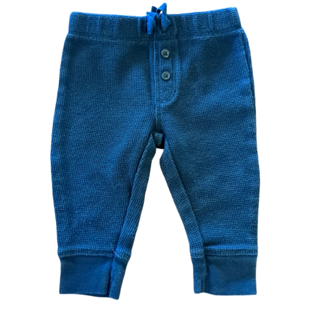 🍁2/$7🍁 CARTER'S Solid Navy Waffle Knit Thermal Pants
